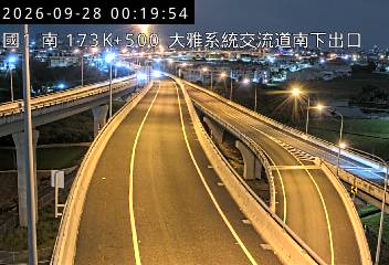 國道1號(大雅系統交流道到大雅交流道, 南下出口-大雅系統)