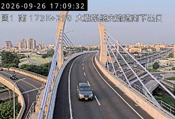 國道1號(大雅系統交流道到大雅交流道, 南下出口-大雅系統)