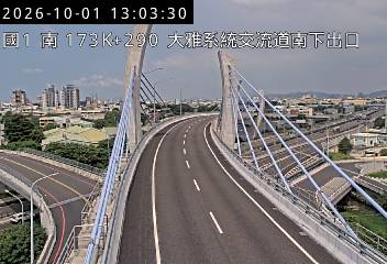 國道1號(大雅系統交流道到大雅交流道, 南下出口-大雅系統)