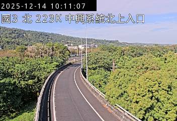 國道3號(中興系統交流道到草屯交流道, 北上入口-中興系統)