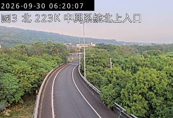 國道3號(中興系統交流道到草屯交流道, 北上入口-中興系統)