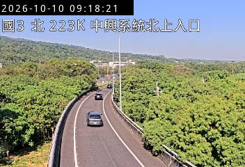 國道3號(中興系統交流道到草屯交流道, 北上入口-中興系統)
