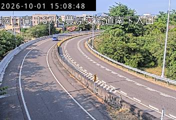 國道1號(台中系統交流道到豐原交流道, 南下入口)