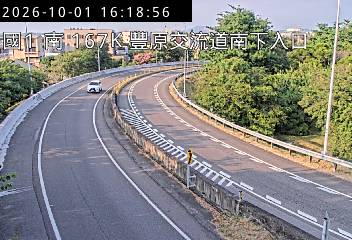 國道1號(台中系統交流道到豐原交流道, 南下入口)