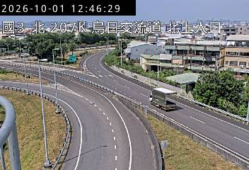國道3號(中投交流道到烏日交流道, 北上入口)