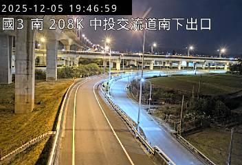 國道3號(烏日交流道到中投交流道, 南下出口)