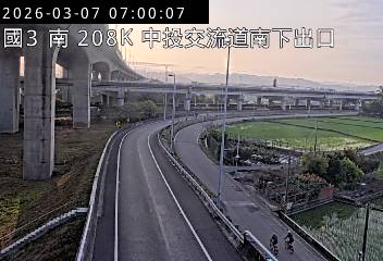 國道3號(烏日交流道到中投交流道, 南下出口)