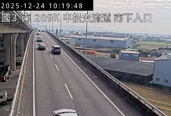 國道3號(中投交流道到霧峰交流道, 南下入口)