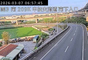 國道3號(中投交流道到霧峰交流道, 南下入口)