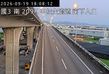 國道3號(中投交流道到霧峰交流道, 南下入口)