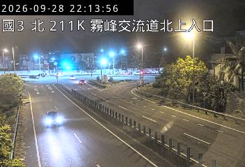 國道3號(霧峰系統交流道到霧峰交流道, 北上入口)