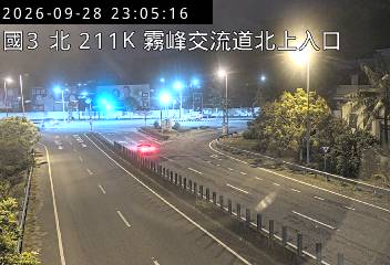 國道3號(霧峰系統交流道到霧峰交流道, 北上入口)