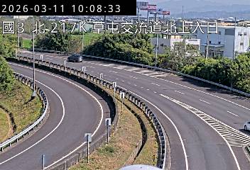 國道3號(草屯交流道到霧峰系統交流道, 北上入口)