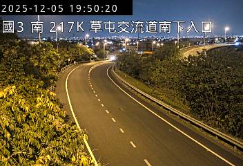 國道3號(草屯交流道到中興系統交流道, 南下入口)