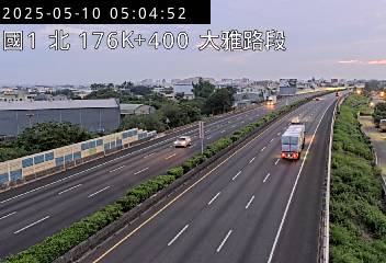 🔴Live-國道1號北向(  大雅路段 176.4Km)即時影像