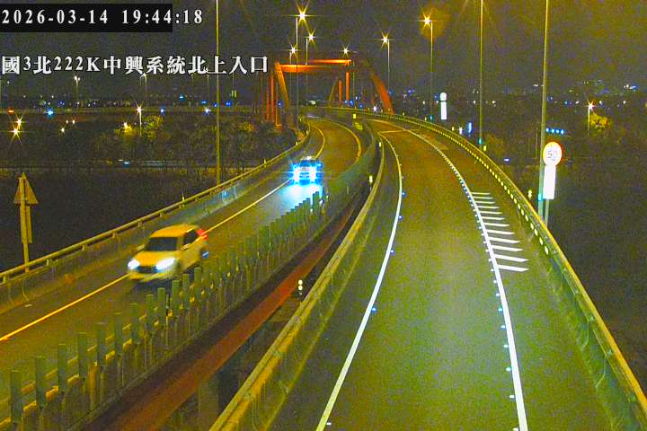 國道3號(中興系統交流道到草屯交流道, 北上入口-中興系統)