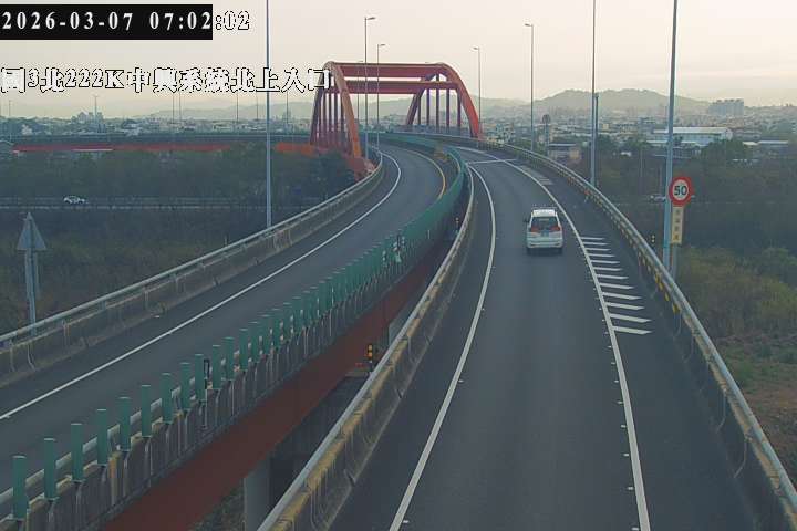 國道3號(中興系統交流道到草屯交流道, 北上入口-中興系統)