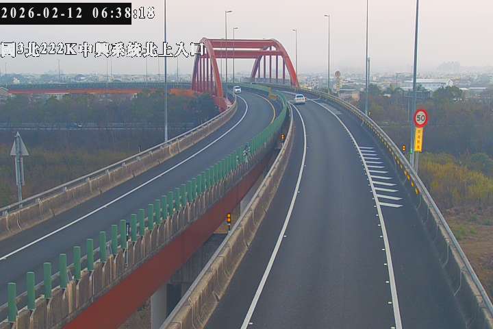 國道3號(中興系統交流道到草屯交流道, 北上入口-中興系統)