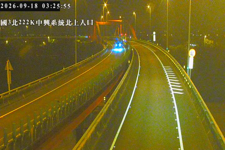 國道3號(中興系統交流道到草屯交流道, 北上入口-中興系統)