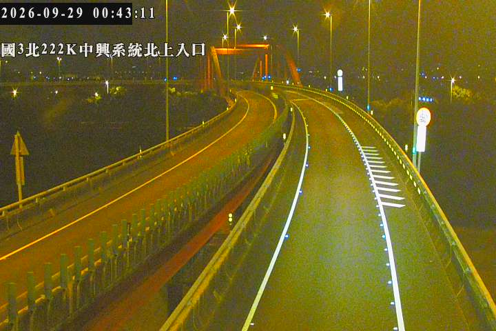 國道3號(中興系統交流道到草屯交流道, 北上入口-中興系統)