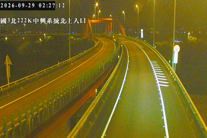 國道3號(中興系統交流道到草屯交流道, 北上入口-中興系統)