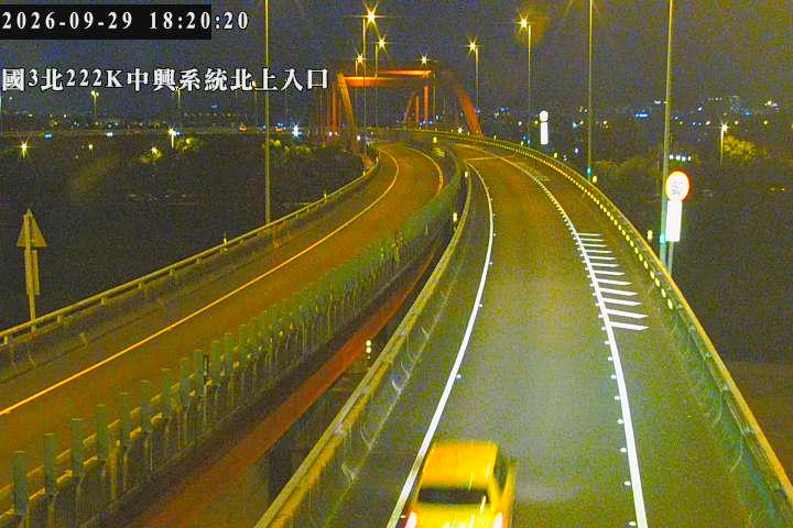 國道3號(中興系統交流道到草屯交流道, 北上入口-中興系統)