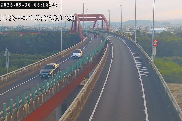 國道3號(中興系統交流道到草屯交流道, 北上入口-中興系統)