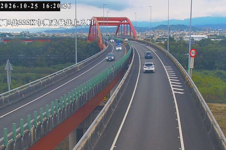 國道3號(中興系統交流道到草屯交流道, 北上入口-中興系統)