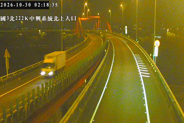國道3號(中興系統交流道到草屯交流道, 北上入口-中興系統)
