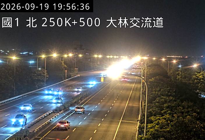 國道1號(民雄交流道到大林交流道)