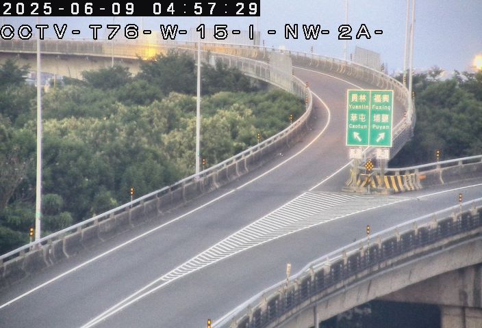 快速公路76號(埔鹽系統交流道到埔鹽交流道) 516台灣彰化縣埔鹽鄉漢寶草屯線147號 即時監視器 路況監視器 即時路況影像